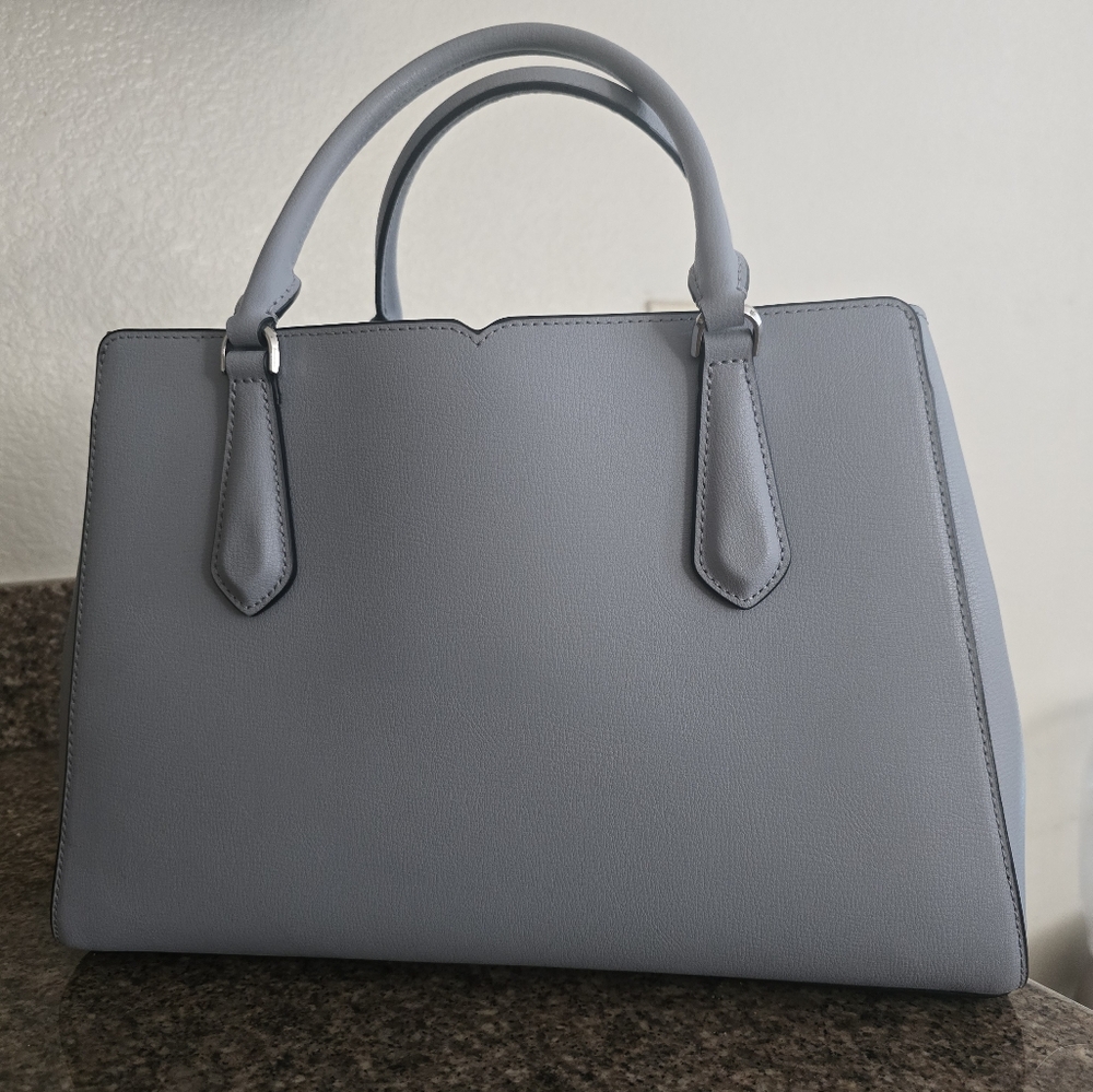 Kate Spade, dusty blue satchel - Picture 2 of 6